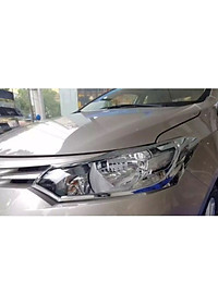 Ốp Viền Đèn Pha, Hậu Mạ Crom Dành Cho Xe Ô Tô Toyota Vios 2013-2017