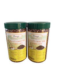 Combo 2 hủ gạo lứt cháy tỏi Dương Cát 300gr