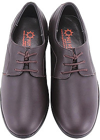 Giày Nam Thời Trang Cột Dây Huy Hoàng HT7712 - Nâu