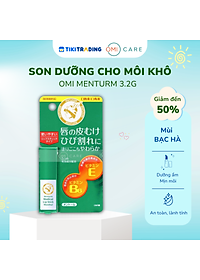 son dưỡng dành cho môi khô và nứt nẻ omi menturm 3.2 g/thỏi
