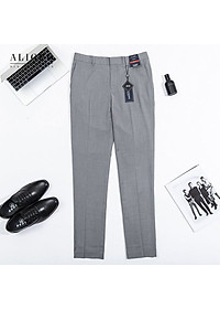 Quần Âu Nam ALIGRO Màu Ghi Form Chuẩn Slimfit Vải Cotton Cao Cấp Cực Tôn Dáng, Lịch Sự ALGO1027