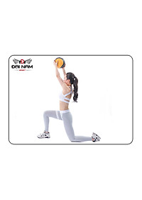 Bóng Tạ Tập Thể Lực,Tập Gym,Tập Yoga 6kg Chất Liệu Cao Su Đặc Hàng Nhập Khẩu Đại Nam Sport