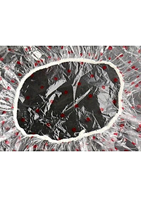 Set 06 mũ tắm trùm đầu, họa tiết chấm bi Free size Shower Cap Seiwa - Hàng nội địa Nhật Bản