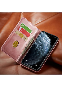 Bao da ốp lưng dành cho điện thoại Iphone X , IP Xr, Xs max, IP 11, 11 pro, 11 pro max, IP 12, 12 Pro, 12 Pro max dạng ví cao cấp, kiểu dáng thời trang có ngăn đựng thẻ tiện lợi