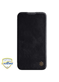 Bao da dành cho iPhone 13 hàng chính hãng Nillkin QIN có nắp trượt bảo vệ camera