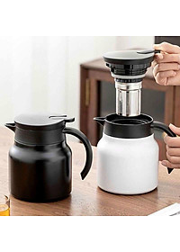 Ấm Pha Trà Giữ Nhiệt Inox 316 Dung Tích 800ml - 1000ml Hàng Cao Cấp, Phích Giữ Nhiệt Nước Nóng, Lạnh Có Lọc Tiện Dụng - HÀNG CHÍNH HÃNG MINIIN