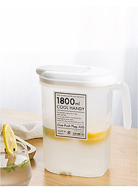 Combo bình nước nắp bật Yamada 1,8L + Cốc uống nước có nắp 360ml - nội địa Nhật Bản