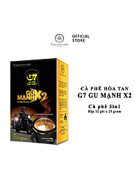 Trung Nguyên Legend - Cà phê sữa hòa tan G7 3in1 gu mạnh - Hộp 12 gói x 25gr