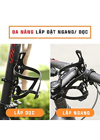 Pad gắn giá đỡ bình nước xe đạp chất liệu Nhôm lắp đặt ngang dọc cho đường kính 19-44mm - Mai Lee