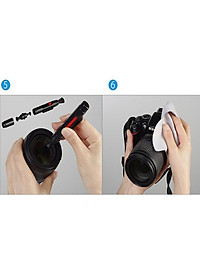Bộ vệ sinh máy ảnh Cao cấp có túi lưới đựng