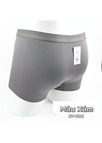 Quần lót nam Boxer thun co giãn 4 chiều, lưng thun nhỏ, công nghệ thoáng khí - màu Xám