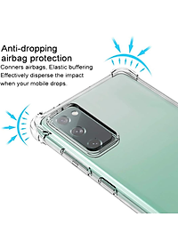 Ốp lưng chống sốc trong suốt cho Samsung Galaxy S20 FE hiệu Likgus Crashproof giúp chống chịu mọi va đập - hàng nhập khẩu