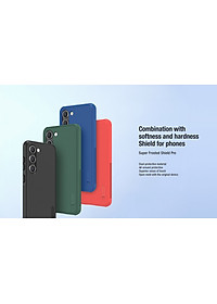 Ốp Lưng Dành Cho Samsung Galaxy S23 Ultra, S23 Plus, S23 Hiệu Nillkin Nhựa Sần Viền Dẻo Chống Sốc-Hàng Chính Hãng