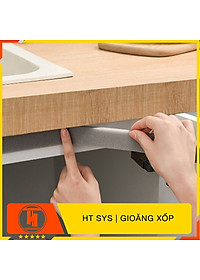 Mút xốp dán khe cửa HT SYS - Cách âm - Giảm chấn - Chống bụi - Gioăng xốp bản 15mm x2 mét -Bộ 02 cuộn