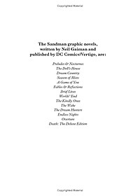 The Sandman Book Of Dreams