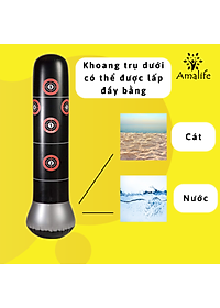 Vỏ Trụ Đấm Bốc Tự Cân Bằng Tặng Kèm Bơm Hơi - Trụ Đấm Bốc Cân Bằng Chính Hãng Amalife