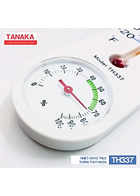 Nhiệt ẩm kế Tanaka Th337 - Đo nhiệt độ, độ ẩm trong nhà và ngoài trời