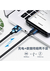 Cáp USB Type C to USB 2.0 Ugreen 60118 dài 2m chính hãng cao cấp