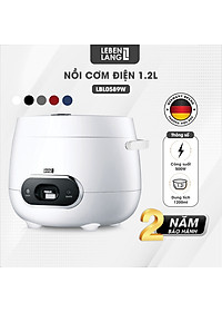 Nồi cơm điện Lebenlang LBL0589 dung tích 1200ml, công suất 500W, thiết kế đơn giản hiện đại - hàng chính hãng