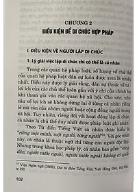 Di Chúc và Điều Kiện Có Hiệu Lực Của Di Chúc