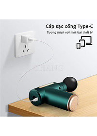 Máy Mát Xa Cầm Tay Súng Massage Toàn Thân 6 Cấp Độ Chuyên Sâu Vai Lưng Giảm Đau Mỏi, Dãn Cơ Sau Tập