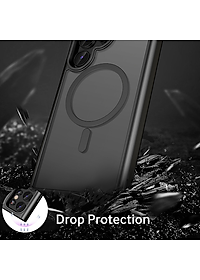 Ốp lưng nhám sạc từ tính cho Samsung Galaxy S23 Ultra hiệu Likgus PC Ultra-thin Frosted Magnetic Case - mặt lưng nhám mờ chống bám bẩn, gờ bảo vệ Camera 0.5mm - Hàng nhập khẩu