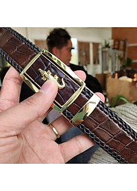 Thắt Lưng Cá Sấu [DÂY LIỀN NGUYÊN CON ĐAN VIỀN THỦ CÔNG RẤT ĐẸP VÀ BỀN]