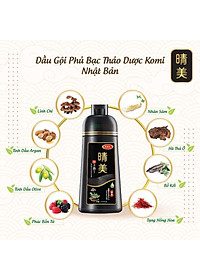 Dầu Gội Phủ Bạc Thảo Dược Komi Nhật Bản [Chai 500ml]