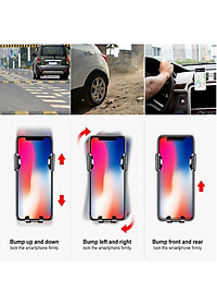 Giá đỡ điện thoại  xoay 360 độ Baseus Osculum Type Gravity Car Mount gắn taplo ô tô, xe hơi  SUYL-XP01, Tự động điều chỉnh kích thước màn hình sao cho vừa với điện thoại khi đặt lên giá đỡ, Hàng nhập khẩu