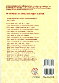 Combo 4 cuốn Giáo Trình Dành Cho Bậc Đại Học Hệ Không Chuyên Lý Luận Chính Trị: Giáo Trình Kinh Tế Chính Trị Mác – Lênin + Giáo Trình Lịch Sử Đảng Cộng Sản Việt Nam + Giáo Trình Chủ Nghĩa Xã Hội Khoa Học + Giáo Trình Tư Tưởng Hồ Chí Minh