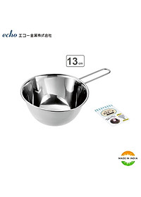Tô Inox Φ13cm Echo Metal Có Tay Cầm Tiện Dụng, Khả Năng Chịu Nhiệt Tốt