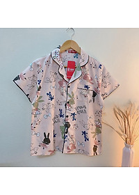 Bộ ngủ nữ pijama cộc tay dễ thương - BN06