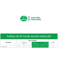 KHUNG VÕNG XẾP DUY LỢI THÉP - CỠ LỚN (KHÔNG BAO GỒM VÕNG LƯỚI) - TẶNG 10 MÓC ÁO KÉP NHỰA CAO CẤP DUY LỢI