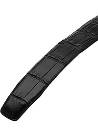 Thắt Lưng Nam Da Cá Sấu Gai Lưng Đầu Kim Huy Hoàng HT4727 - Đen