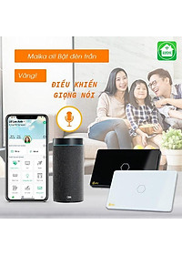 Công Tắc Cảm Ứng Datic Điều Khiển Mọi Thiết Bị Từ Xa Bằng Wifi Qua Điện Thoại, Thương Hiệu Hunonic, Hàng Việt Nam. -2022