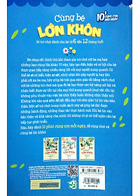 Sách Cùng Bé Lớn Khôn: 30 Trò Chơi Dành Cho Bé Từ 6 Đến 12 Tháng Tuổi – 10 Phút Cùng Con Mỗi Ngày