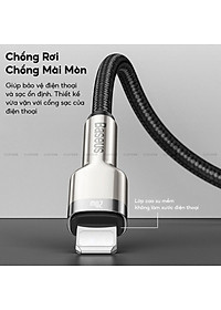 Cáp sạc nhanh PD20W truyền dữ liệu Baseus Metal Data Type-C sang iPhone ( 2 size ) - Hàng chính hãng