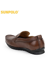 Giày lười nam da bò SUNPOLO CS5077- 2 Phiên bản màu