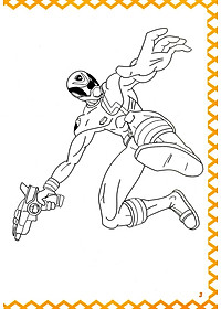 Sách Bé Tô Màu Siêu Nhân - Quyển D