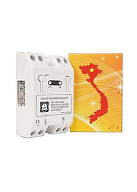 Công tắc thông minh ĐIỀU KHIỂN TỪ XA qua wifi HUNONIC DATIC 1 Kênh 500W - Cơ Điện Shop