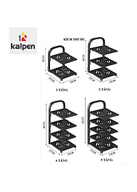 Giá Để Xoong Nồi Thép Carbon Kalpen 2-3-4-5 tầng