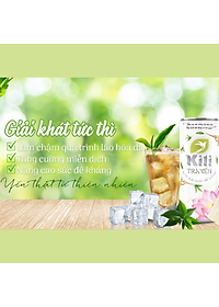 TRÀ YẾN KITI HƯƠNG SEN - "PHÚC LỘC" THÙNG 6 LON(250ml/lon)