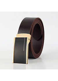 Thắt lưng da bò Anh Tho Leather M4B35-03 Khóa gài