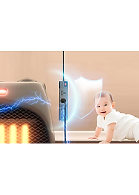 Ổ cắm Rạng Đông OC04 4C/3M/10A đa năng chống giật, công suất 2500W dây dài 3 mét - Hàng chính hãng