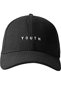 Nón kết chữ Youth NK439 (Màu Đen, Free Size)