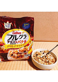 Ngũ cốc hoa quả Calbee Furugura Nhật Bản (700g) - nâu