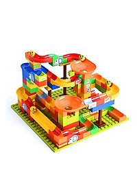 Đồ chơi lắp ráp cầu trượt thả bi cho bé (giúp rèn luyện tư duy sáng tạo cho bé)- hàng loại 1 -chất lượng cao , chính hãng