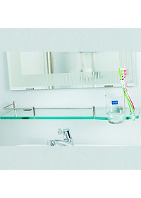 Kệ Gương Nhà Tắm Đa Năng (Tặng Ly) KB-309