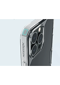 Ốp trong suốt chống sốc viền dẻo lưng cứng dành cho iPhone 13/ 13 Pro/ 13 Pro Max hiêu Nillkin Nature Pro - Hàng chính hãng