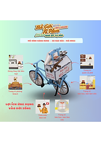 Mô Hình Tự Lắp Ráp DIY Xe Hàng Rong Sài Gòn - Thế Giới Tí Hon - Xe Kẹo Kéo - HR03